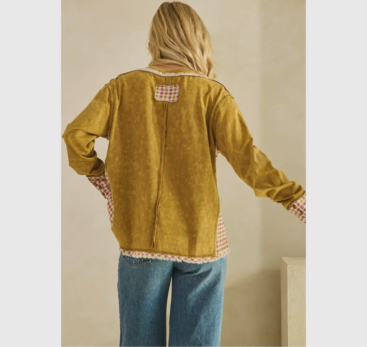 Floral Patch Pullover