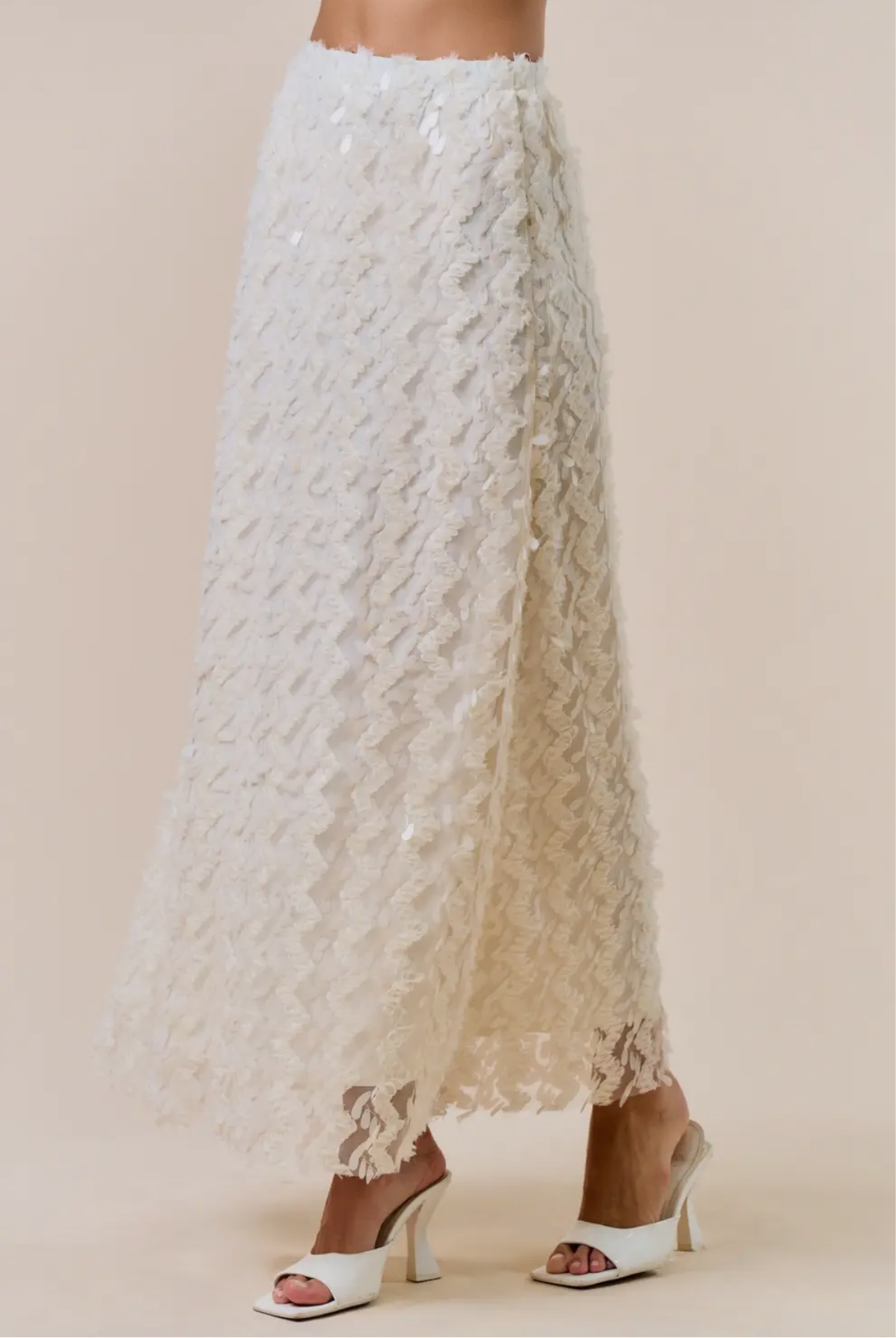 Sequin Maxi Skirt