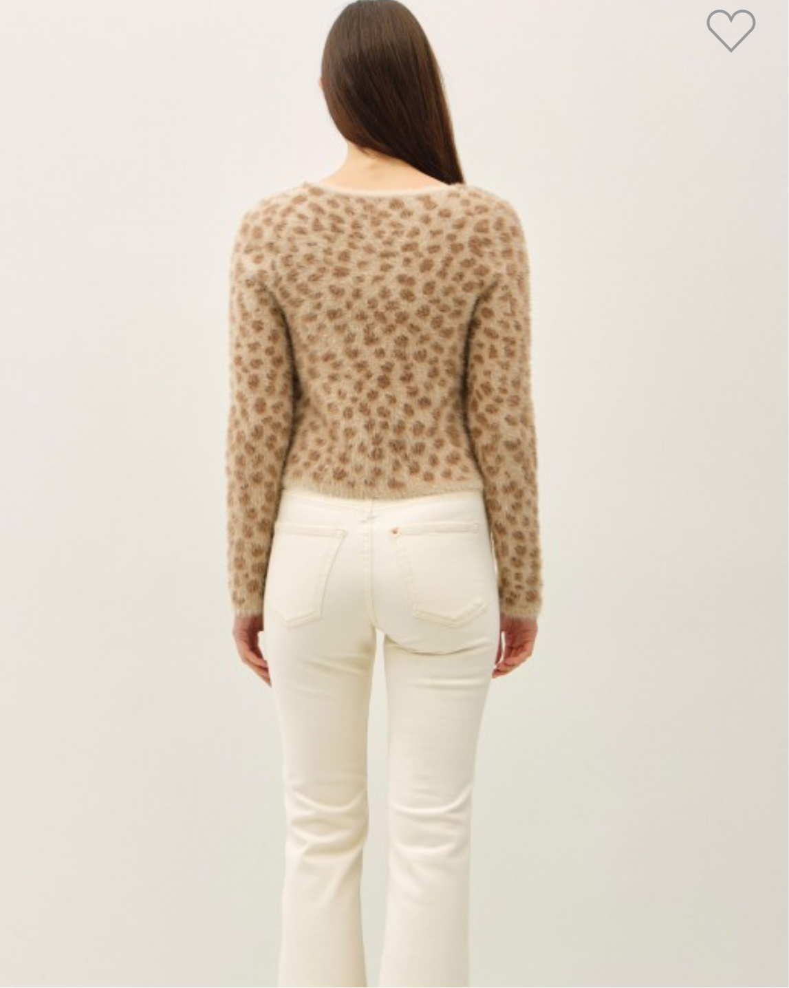 Leopard Tie Cardigan
