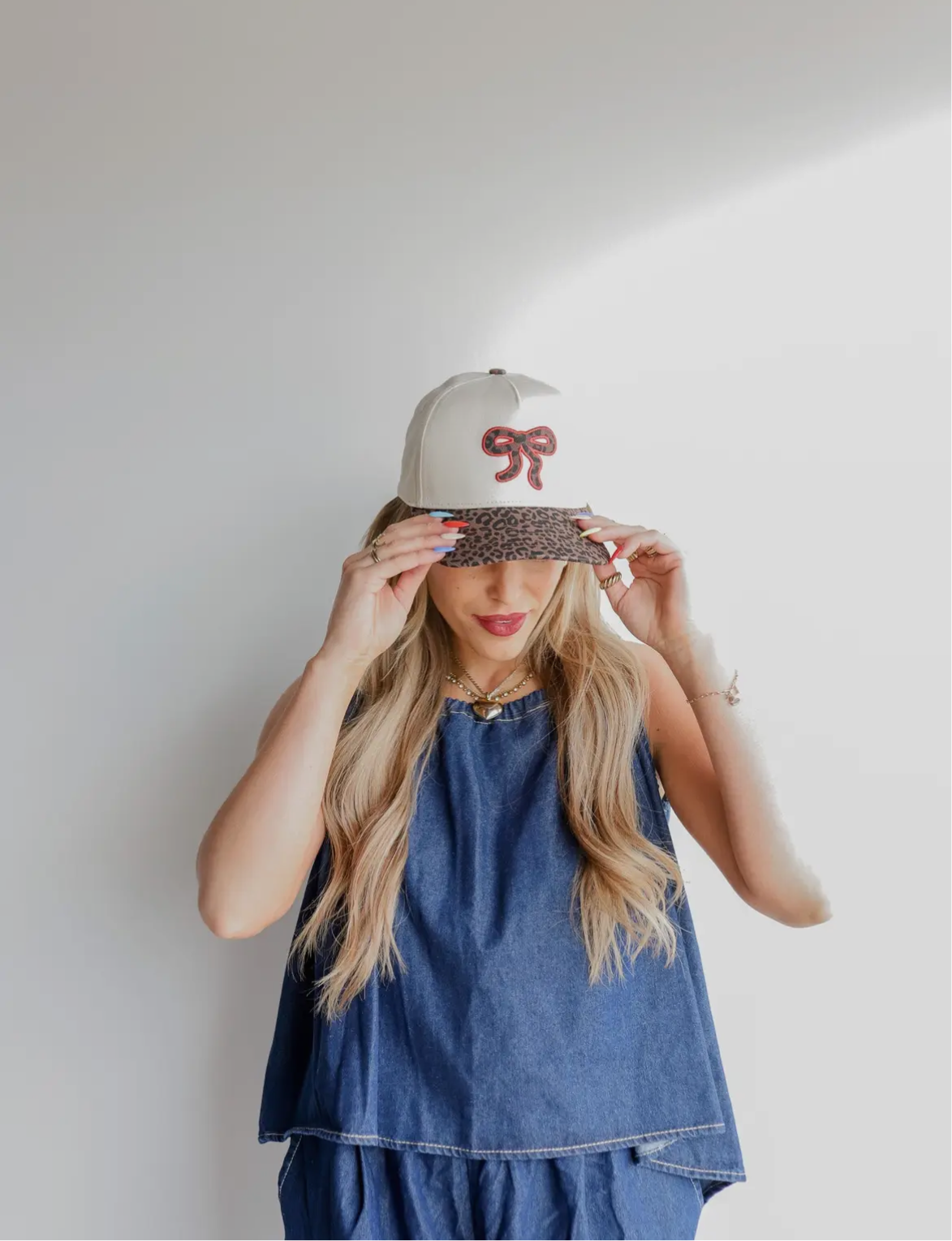 Cheetah Bow Trucker Hat