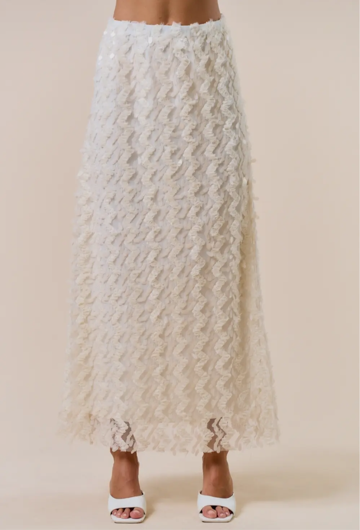 Sequin Maxi Skirt