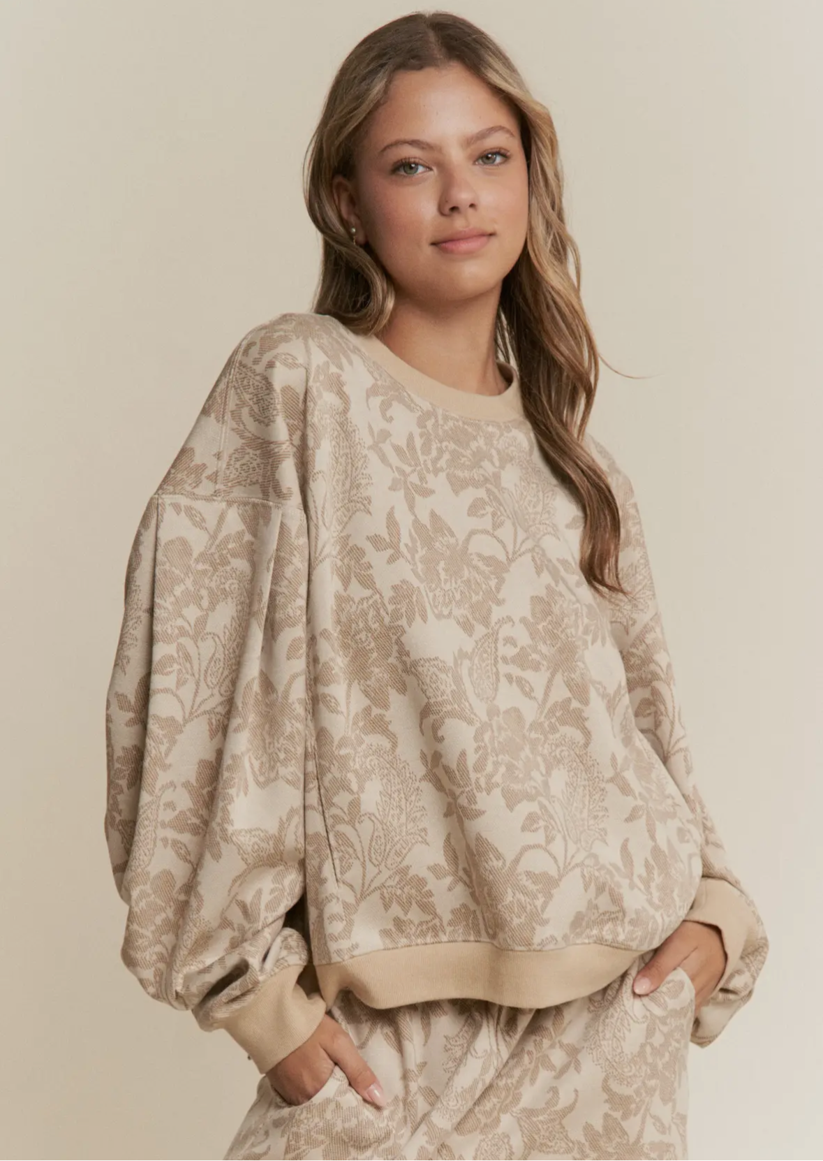 Fall Floral Sweater