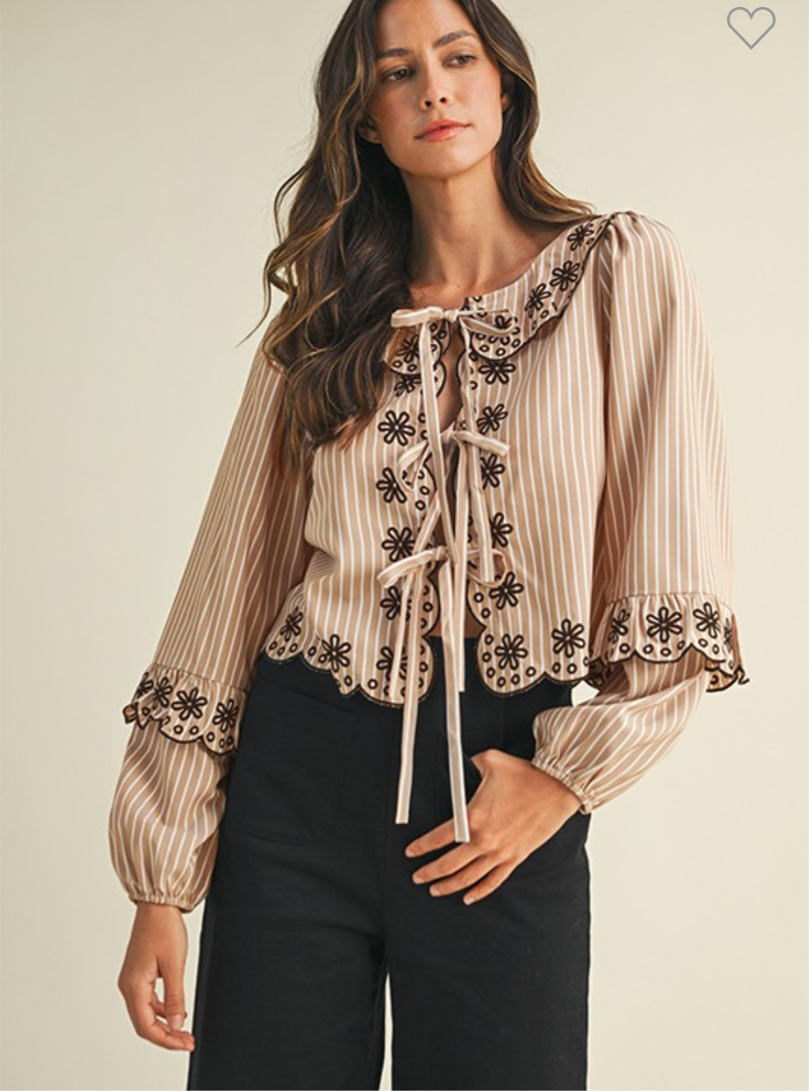 Stevie Striped Blouse
