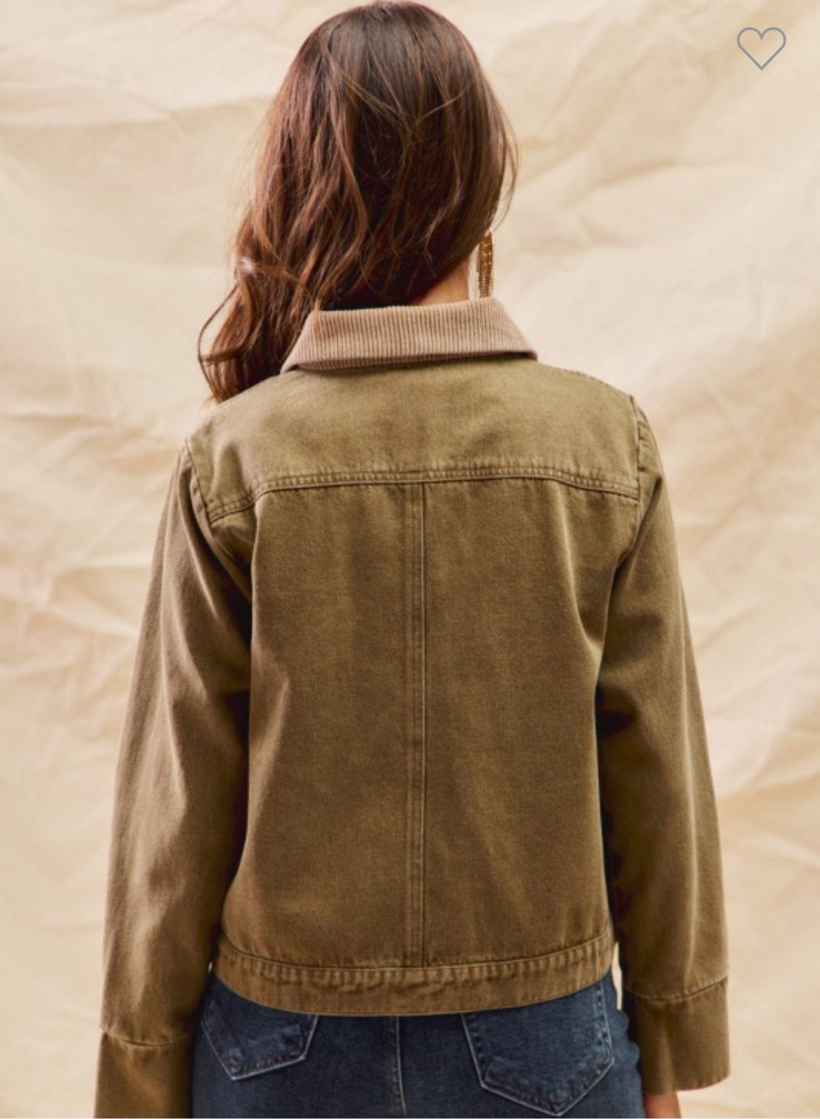 Lucky Me Corduroy Denim Jacket