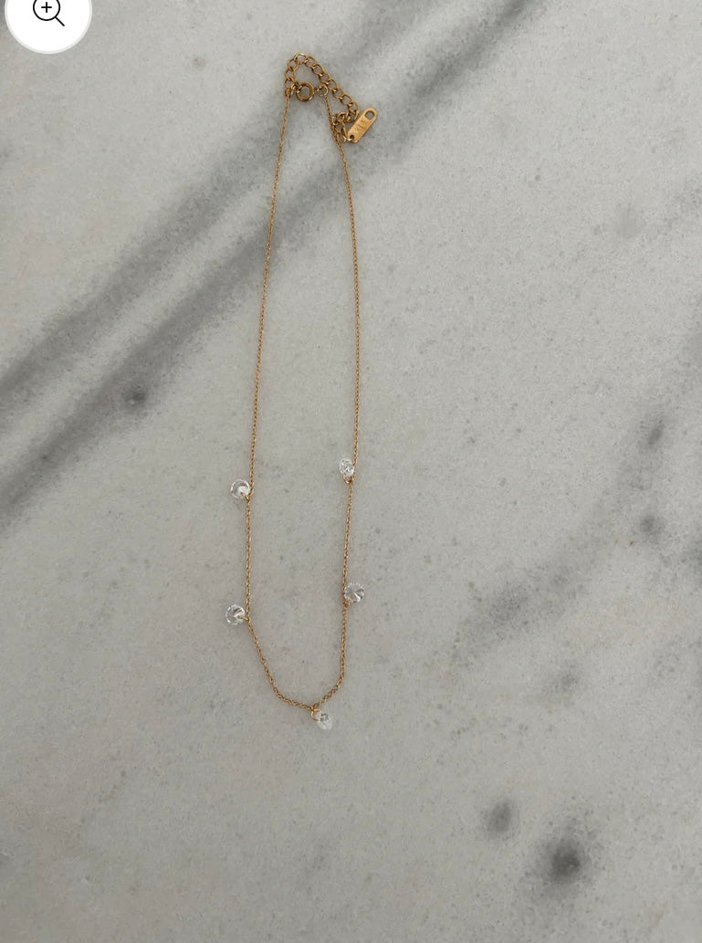 Dainty Crystal Necklace