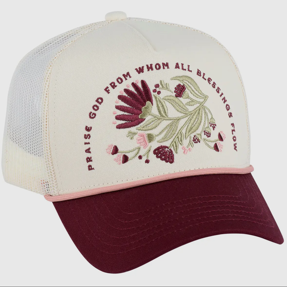 Floral Praise Trucker Hat
