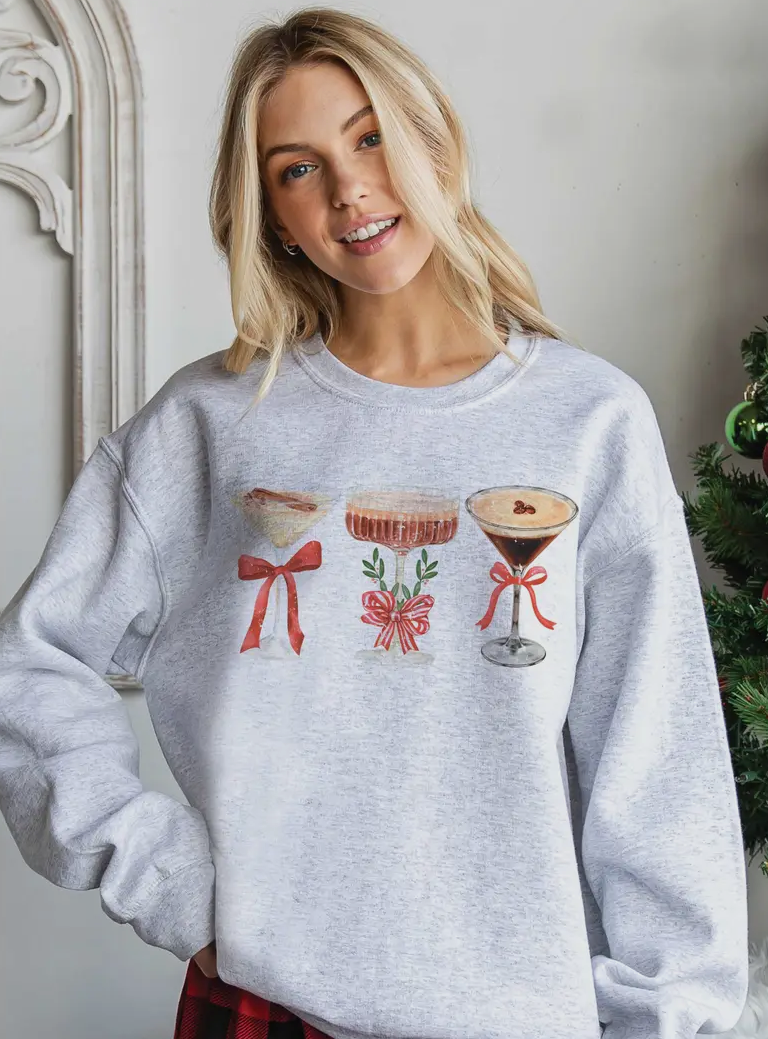 Christmas Martini Sweatshirt