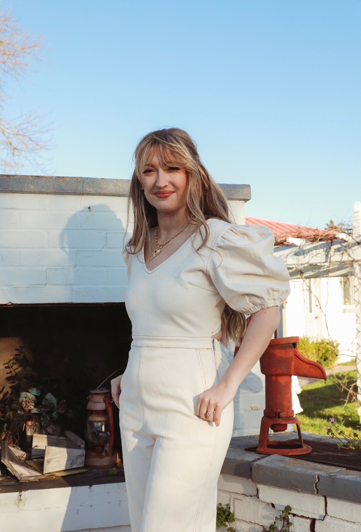Dahlia Denim Jumpsuit