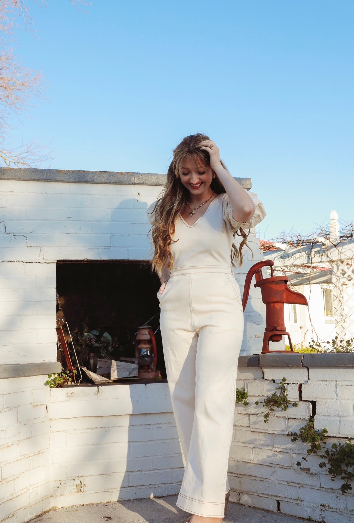 Dahlia Denim Jumpsuit