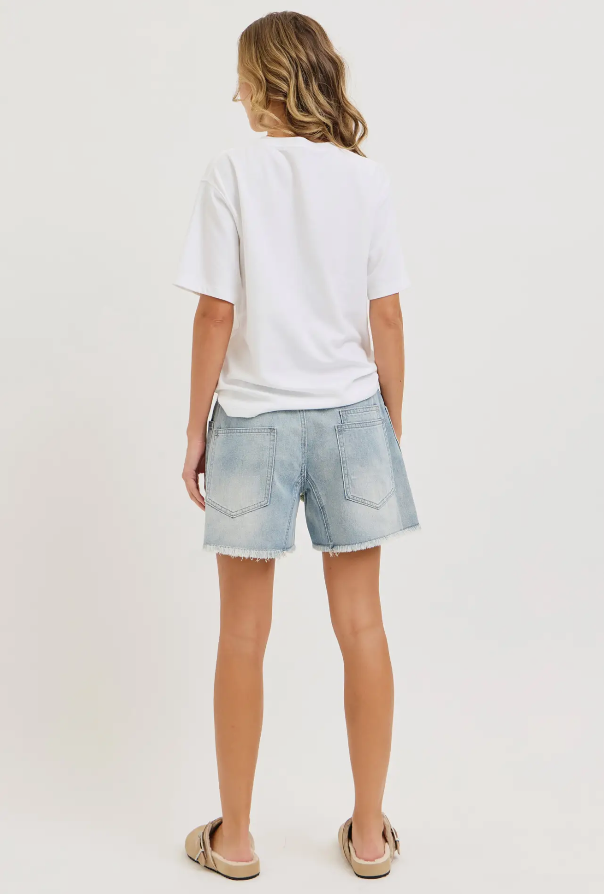 Barrel Jean Shorts