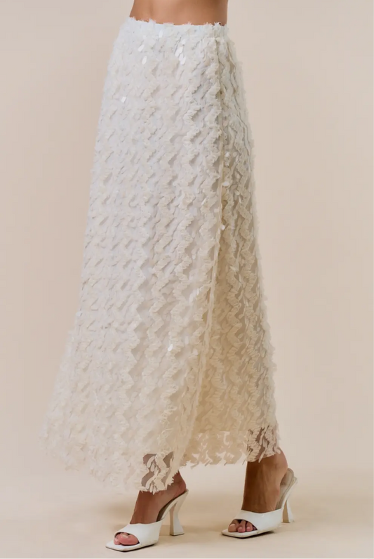 Sequin Maxi Skirt