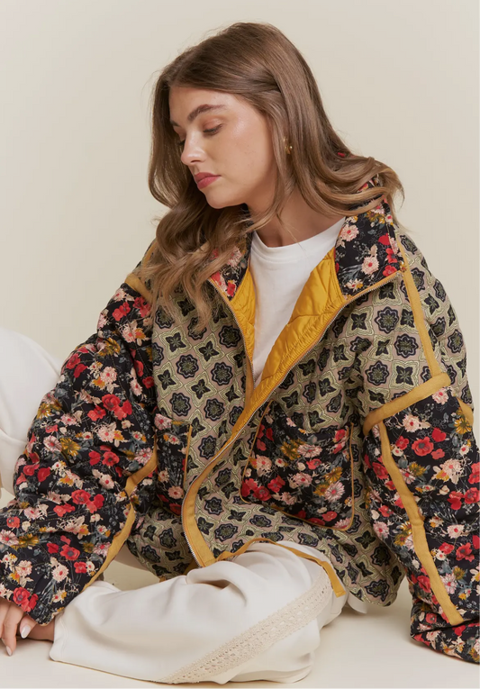 Fall Floral Jacket