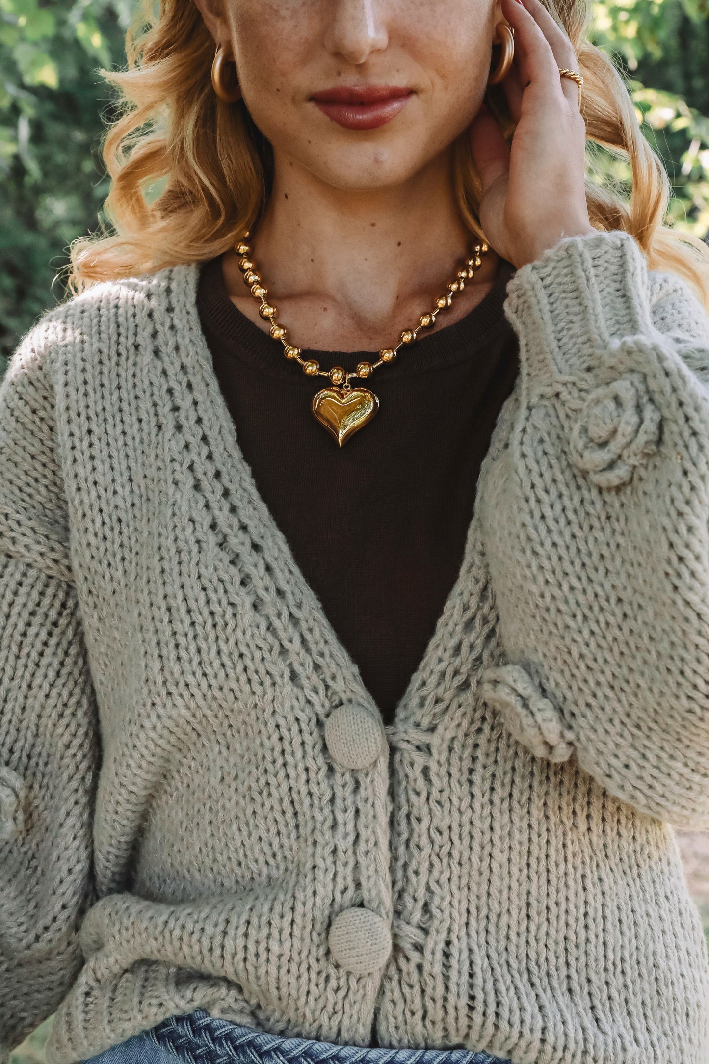 Chunky Heart Necklace