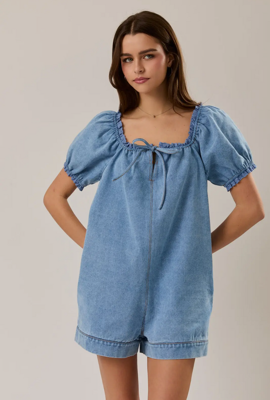 Dottie Denim Romper