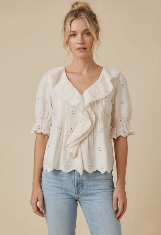 Heirloom Ruffle Blouse