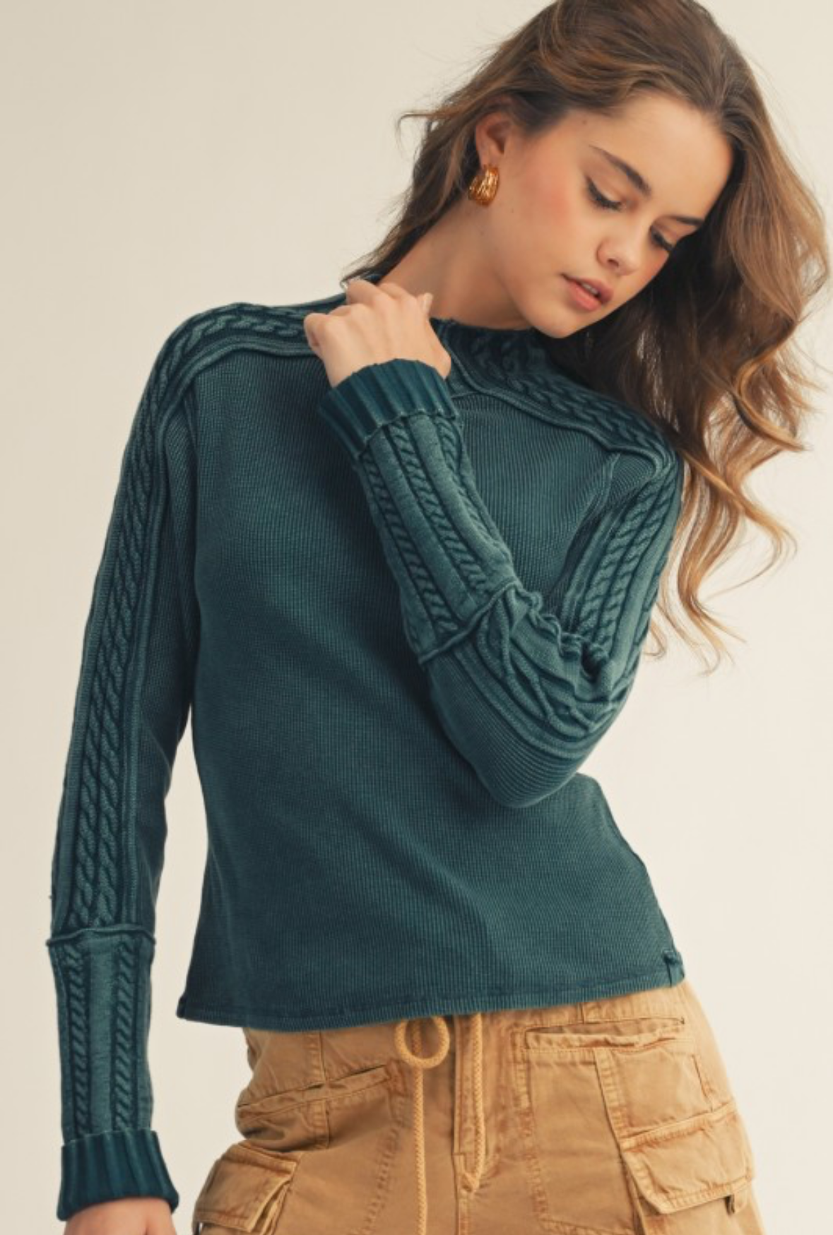 Moss Knit Top