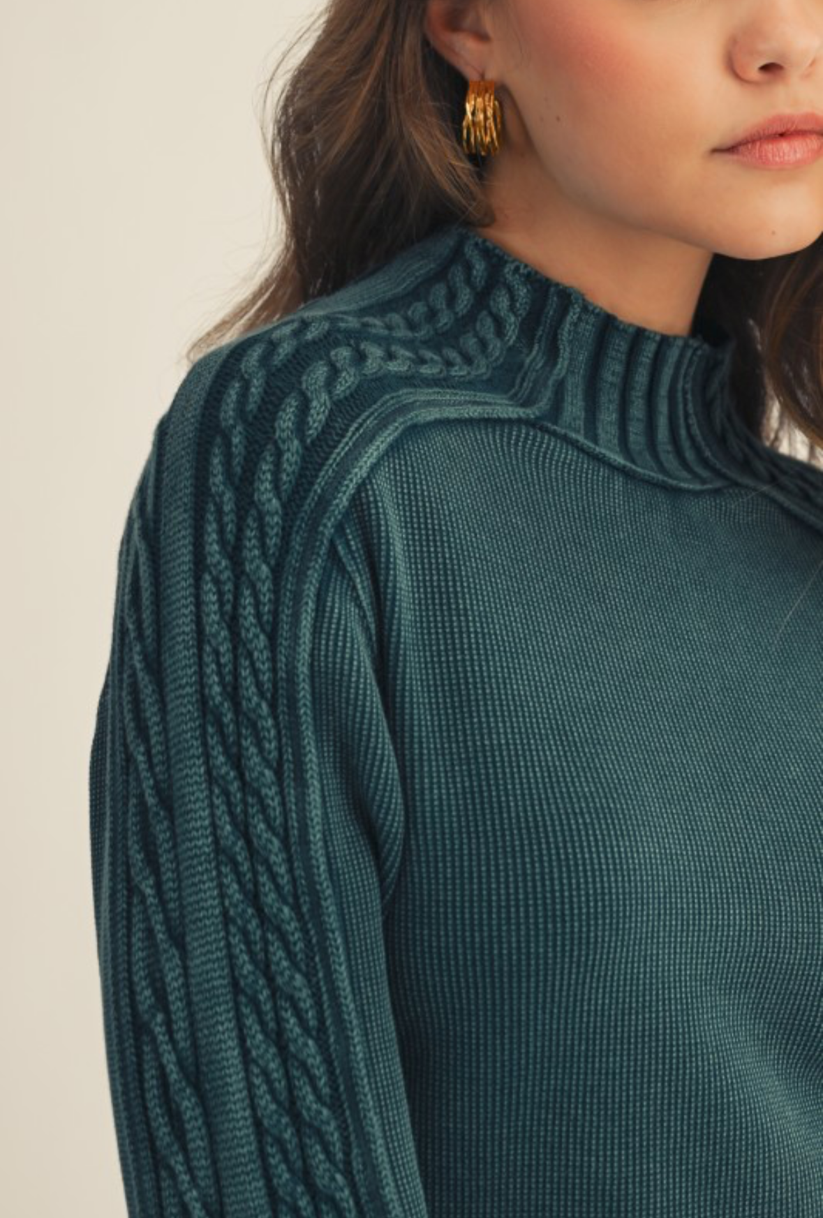 Moss Knit Top