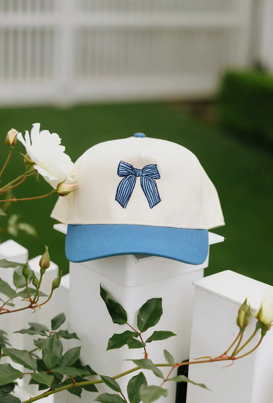 Blue Bow Trucker