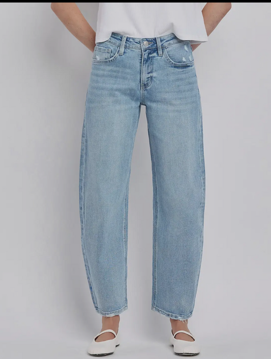 Denim Barrel Jeans