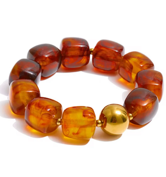 Brown Bauble Bracelet