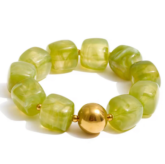 Green Bauble Bracelet