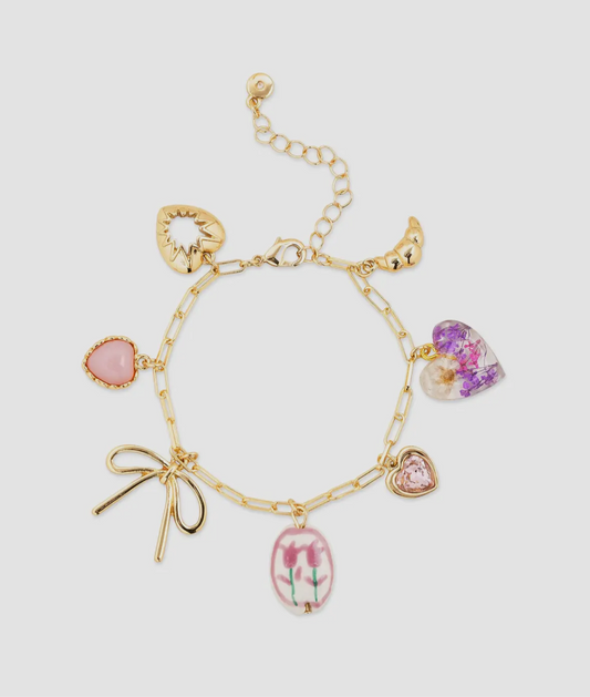 Cottage Core Charm Bracelet