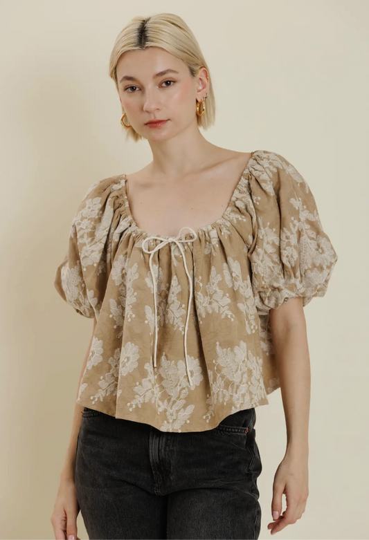 Harvest Puff Sleeve Top