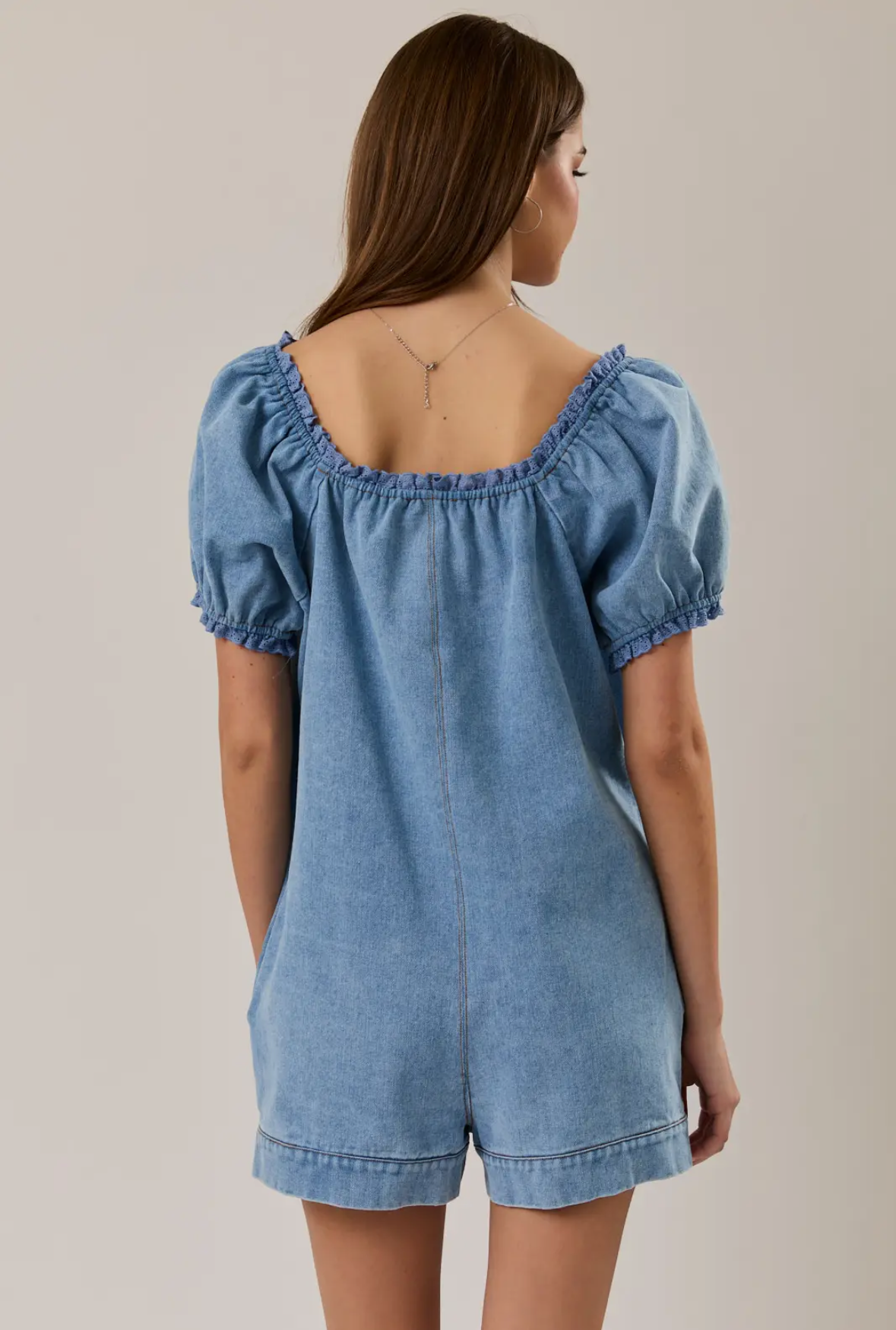 Dottie Denim Romper