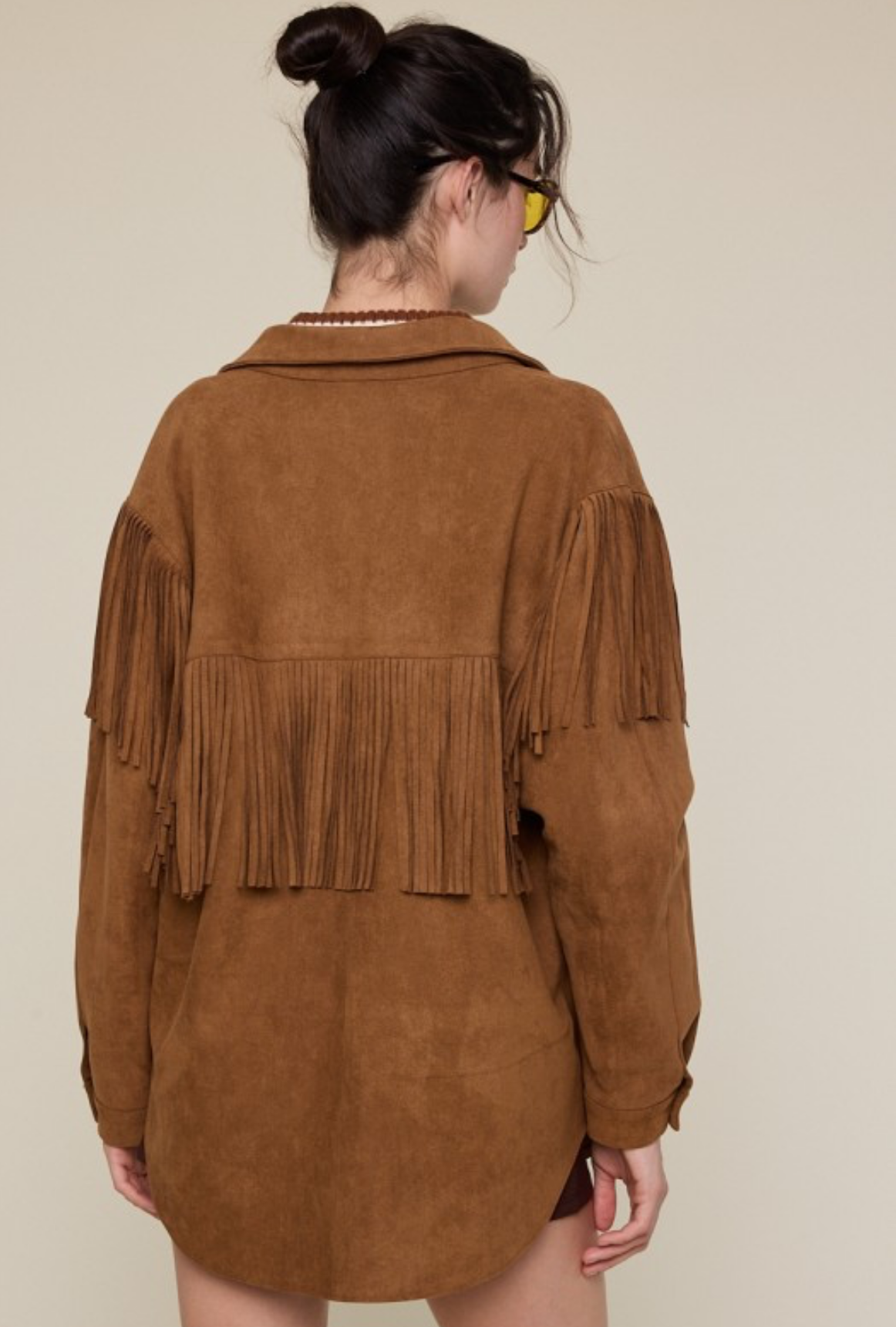 Fringe Suede Jacket