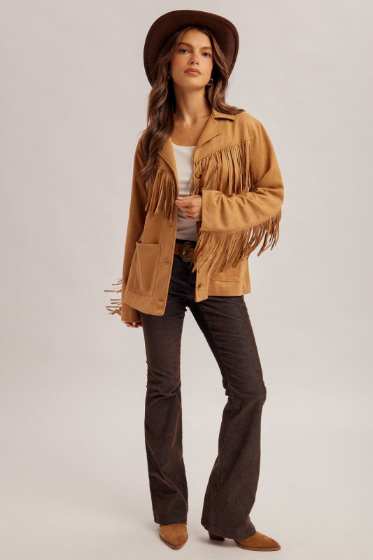 Fringe Suede Jacket