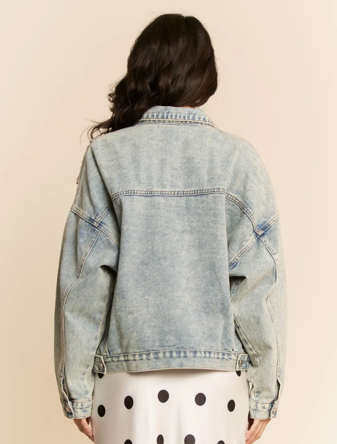 Sequin Denim Jacket