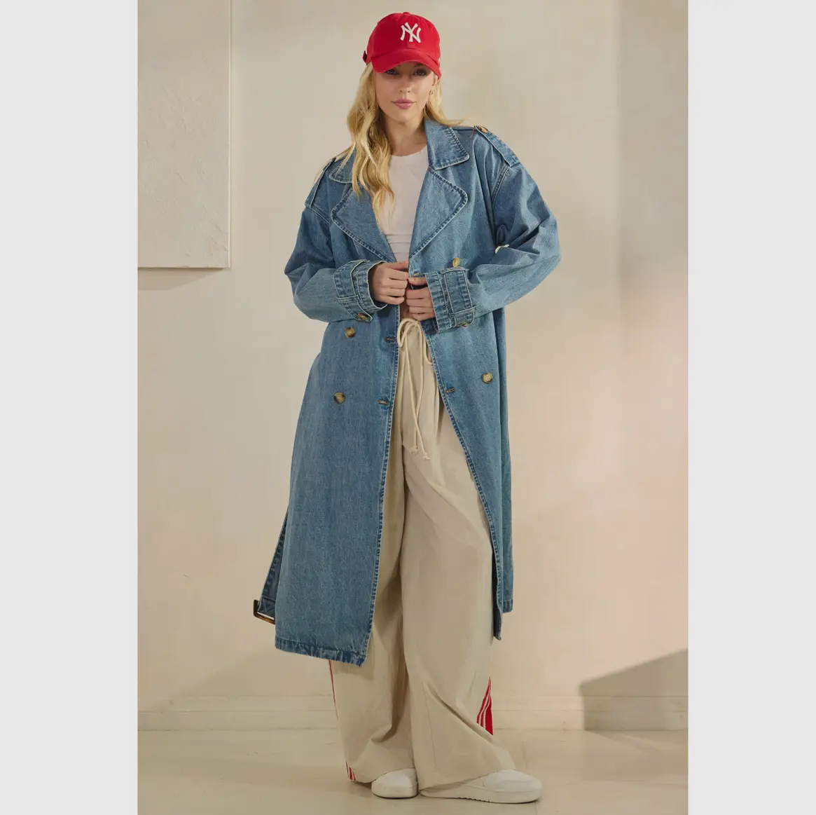 Denim Trench