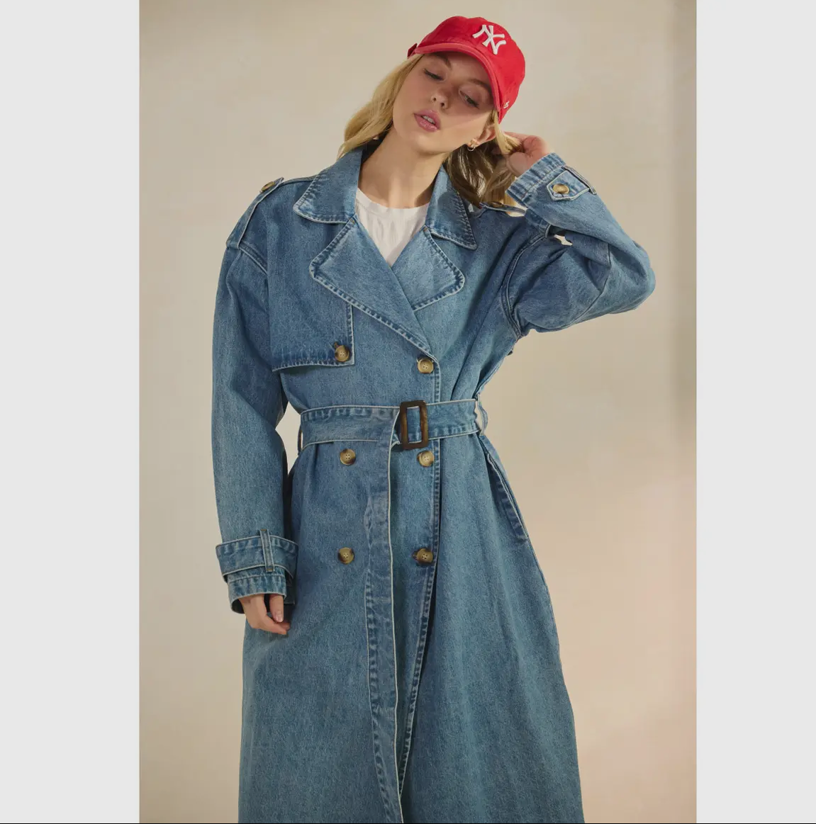 Denim Trench